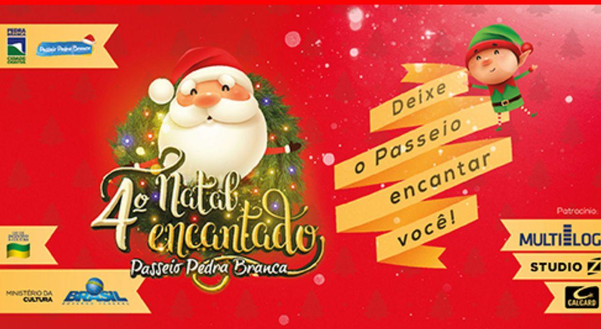 Programação de Natal do Passeio Pedra Branca inicia nesta quarta, dia 13 de dezembro